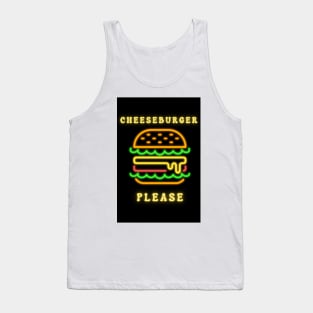 Cheeseburger Please Tank Top